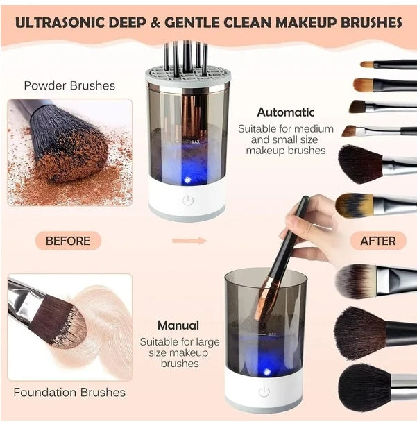 Automatic Brush Cleaner Electric Makeup Brush